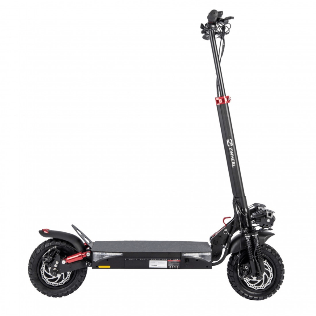 T4 Duo Electric Scooter Side View