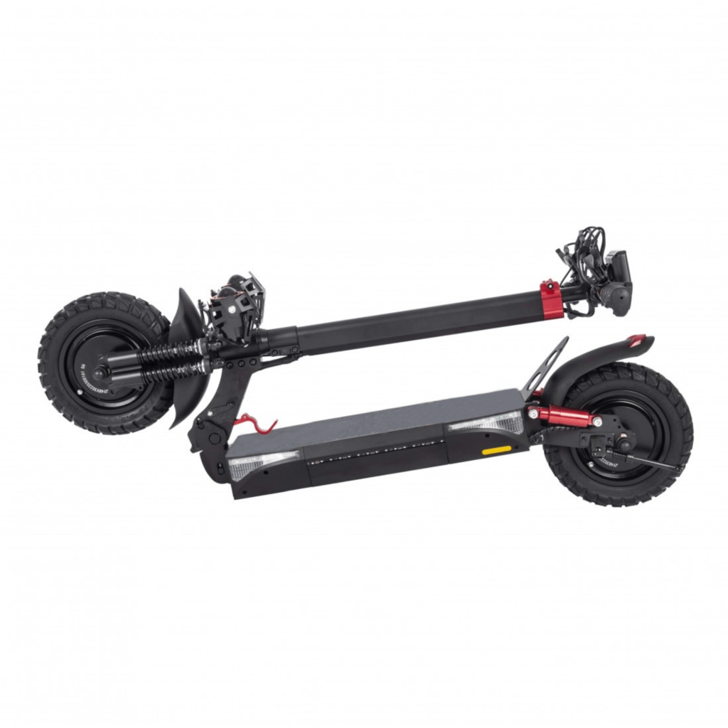 T4 Duo Electric Scooter Folded
