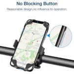 Phone Holder Black For Xiaomi M365/ 1s/ Pro/ Pro2/ Pure/ Kugoo Electric Scooter - Image 3