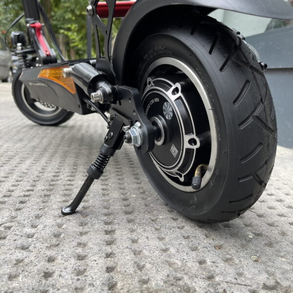 Rear Wheel of an Electric Scooter