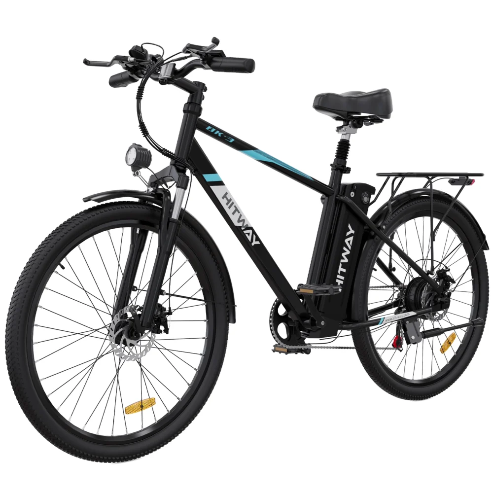 Hitway BK3S Electric Bike front left view 2