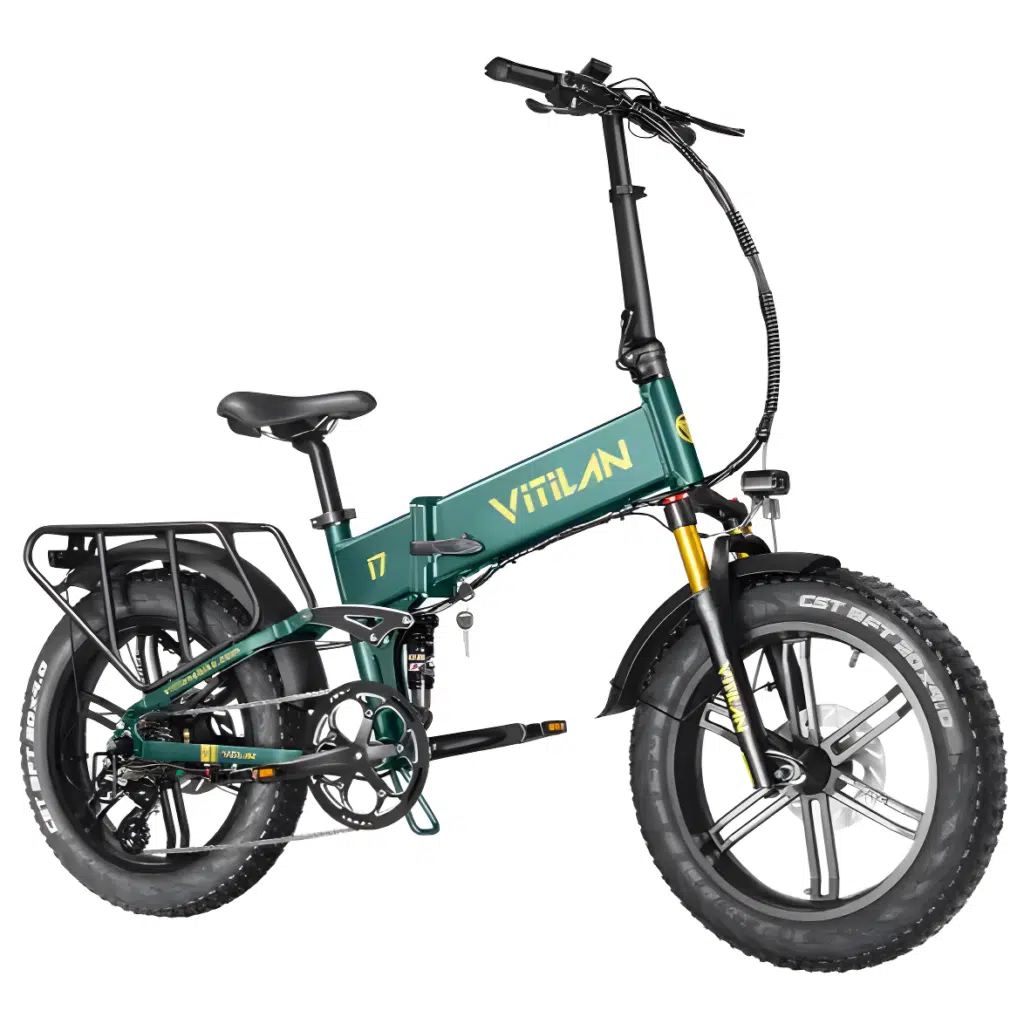 Vitilan Vitilan I7 Pro Folding Full Suspension Electric Bike 3.0 green