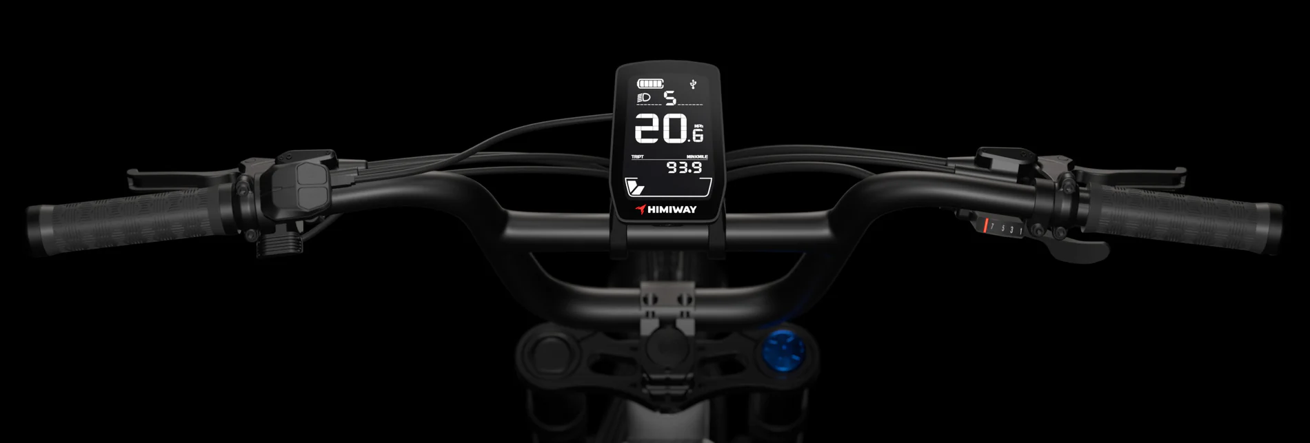 Himiway C5 Electric Bike 12 Himiway C5-details-Handlebar