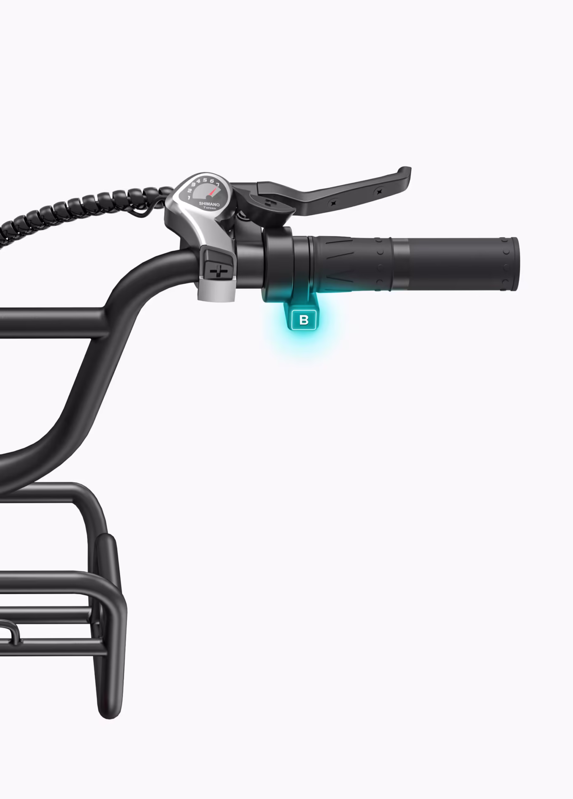 ENGWE L20 Boost Electric Bike 12 Engwe L20 Boost button
