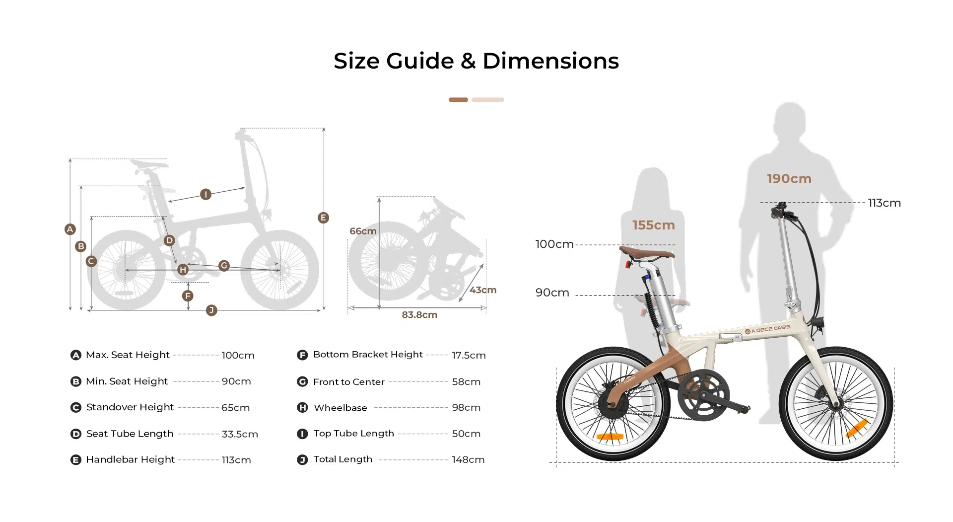 ADO Air Carbon dimensions