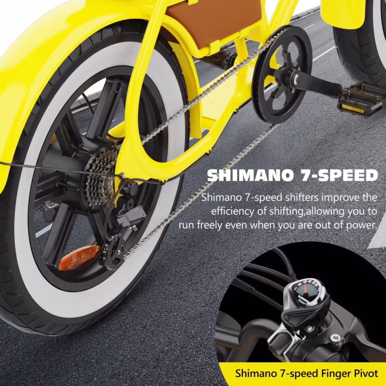 Hidoes C8 Electric Bike 7 Hidoes C8 transmission