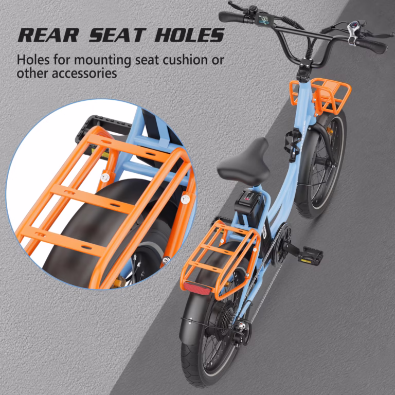 Hidoes C6 Electric Bike 11 Hidoes C6 rack