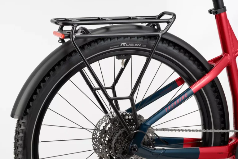 Haibike Trekking 7 red rear rack