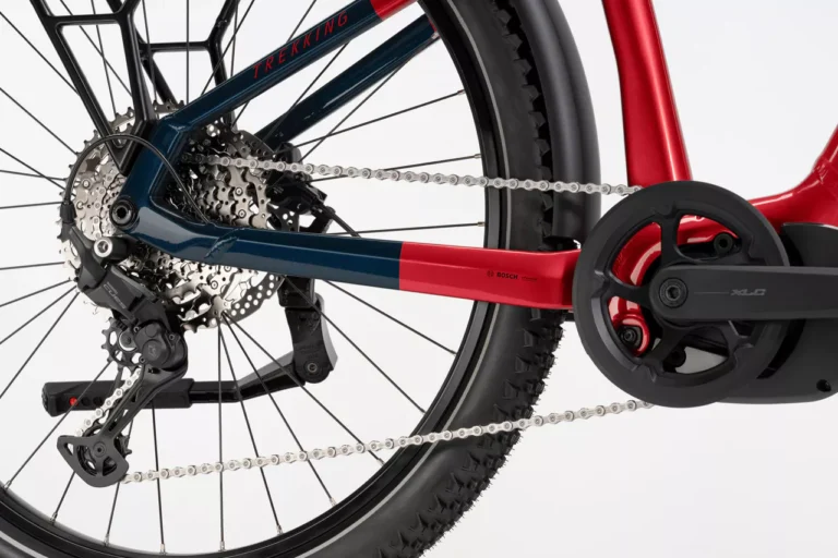 Haibike Trekking 7 red derailleur