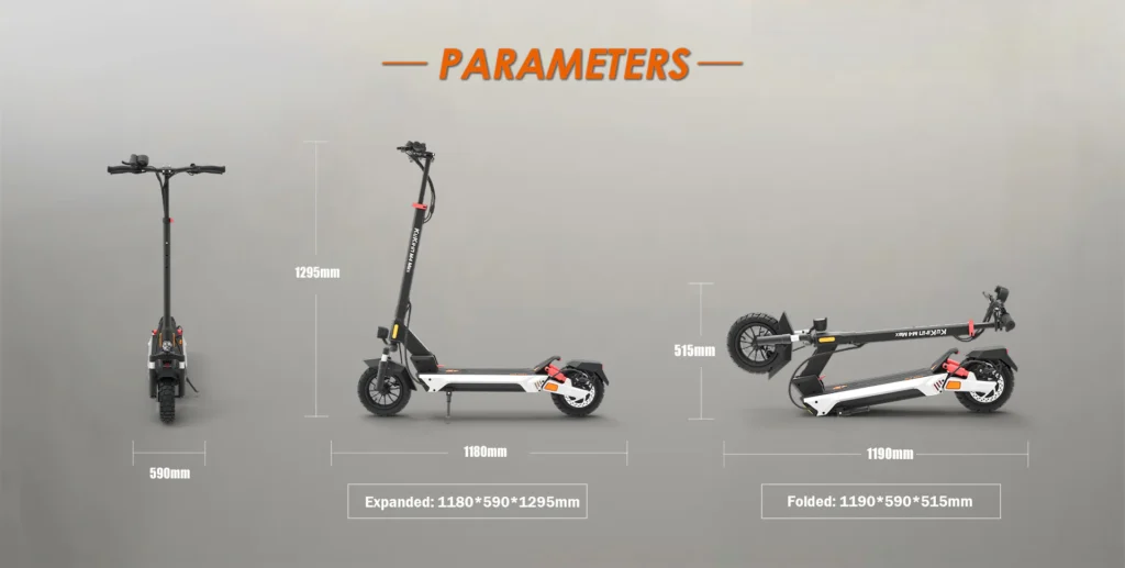 Kugoo KuKirin M4 Max dimensions
