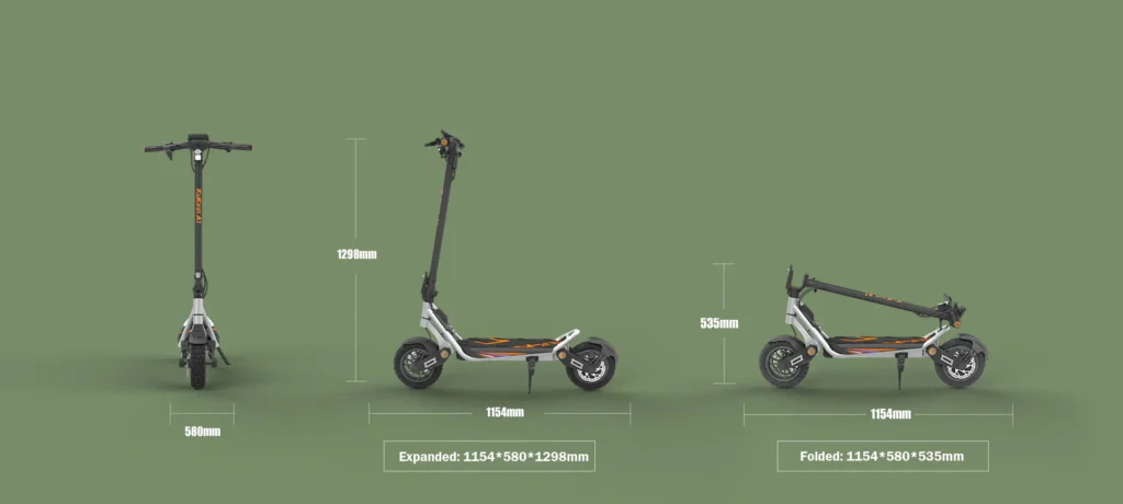 Kugoo KuKirin A1 dimensions