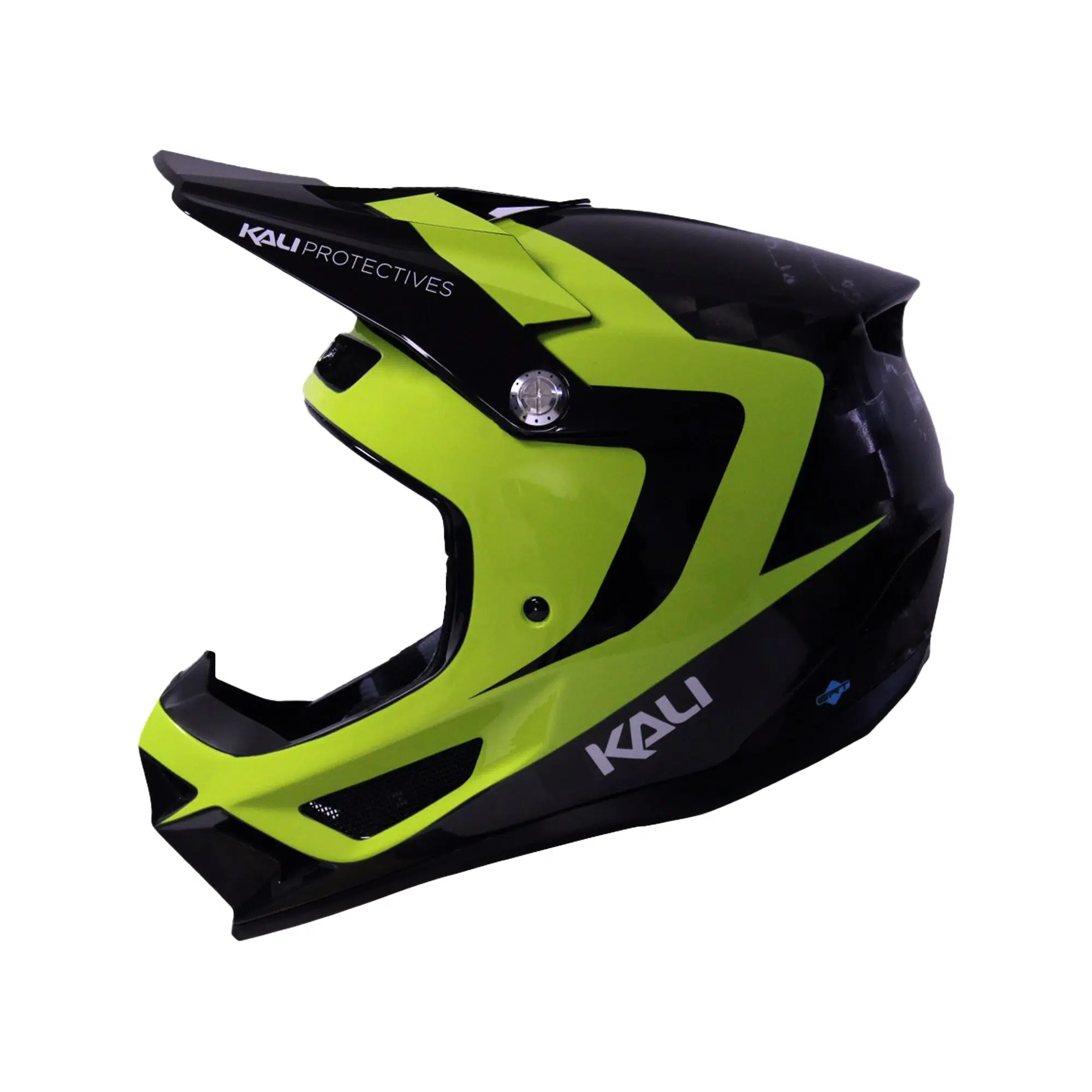 Kali Trinity Carbon Helmet 9 Kali Trinity Carbon Fluo Yellow gallery image 1