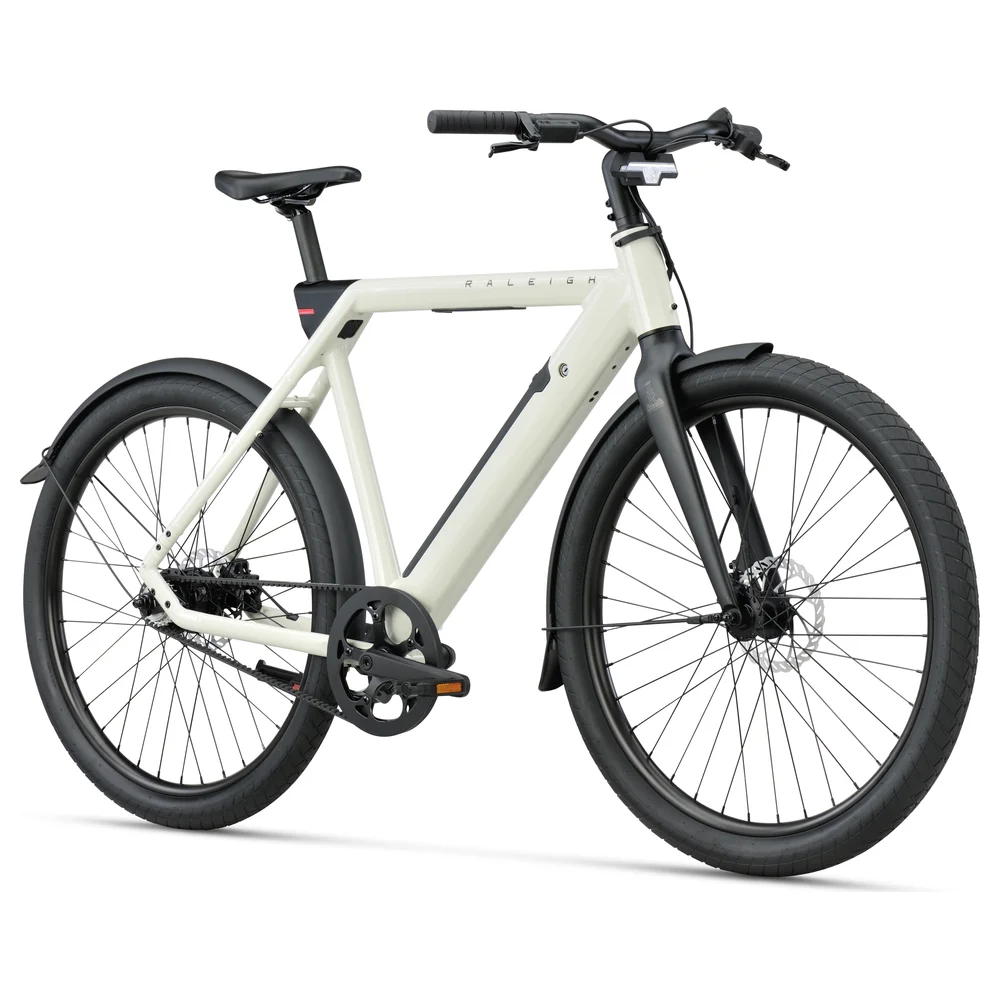 Raleigh One Electric Bike 7 Raleigh ONE white front angle view