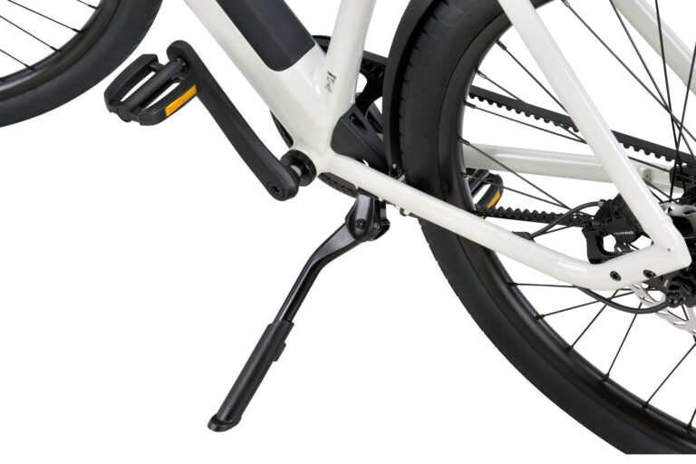 Raleigh One Electric Bike 17 Raleigh ONE white kick stand