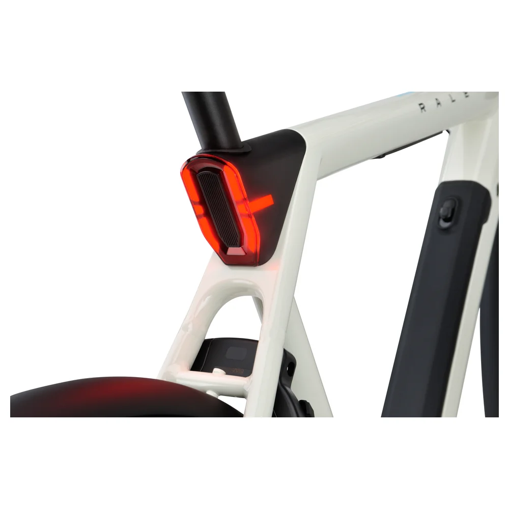 Raleigh One Electric Bike 5 Raleigh ONE white rear light on