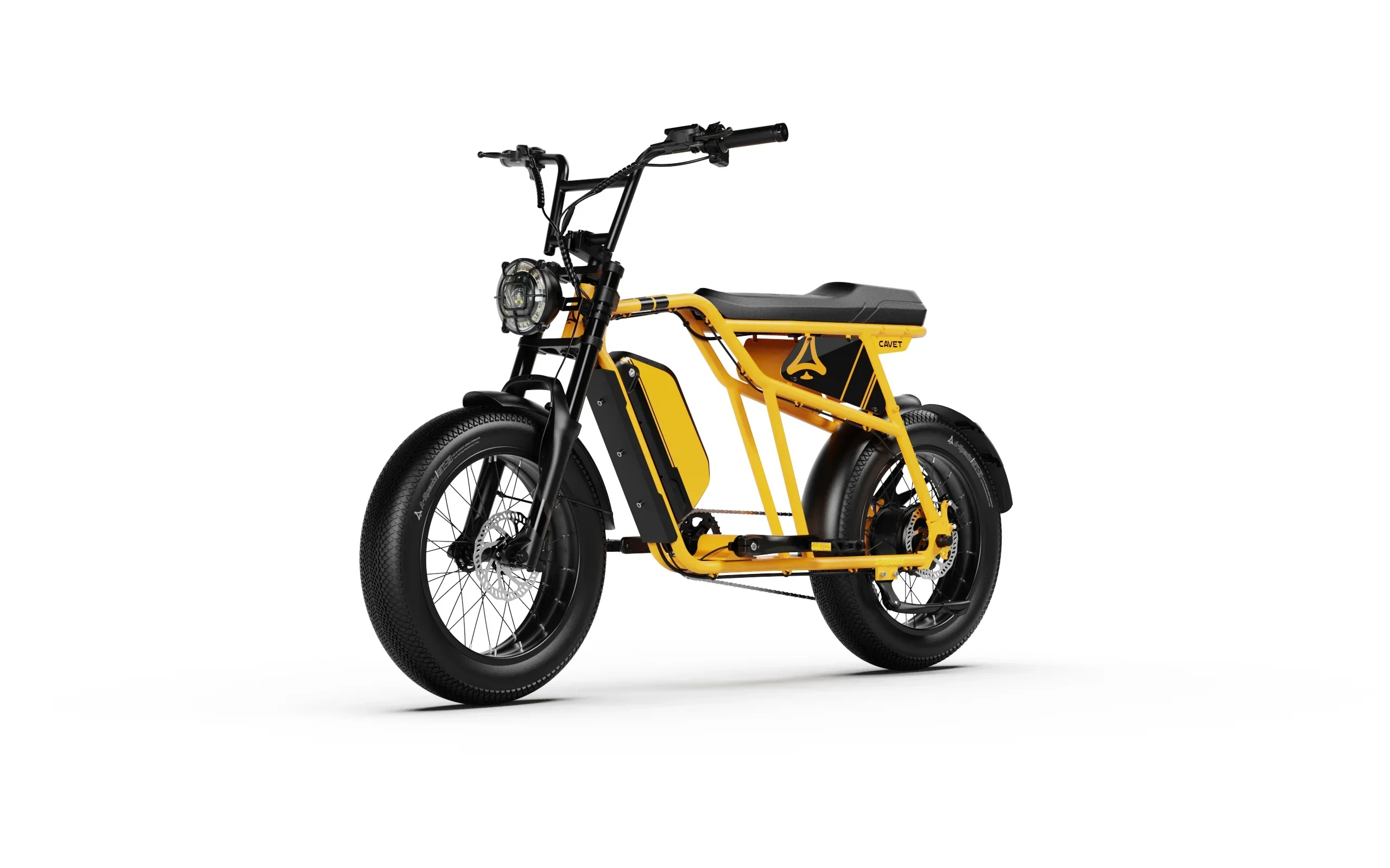 A-SPADZ Cavet Air Electric Bike 2 A-SPADZ Cavet Air Yellow side 1