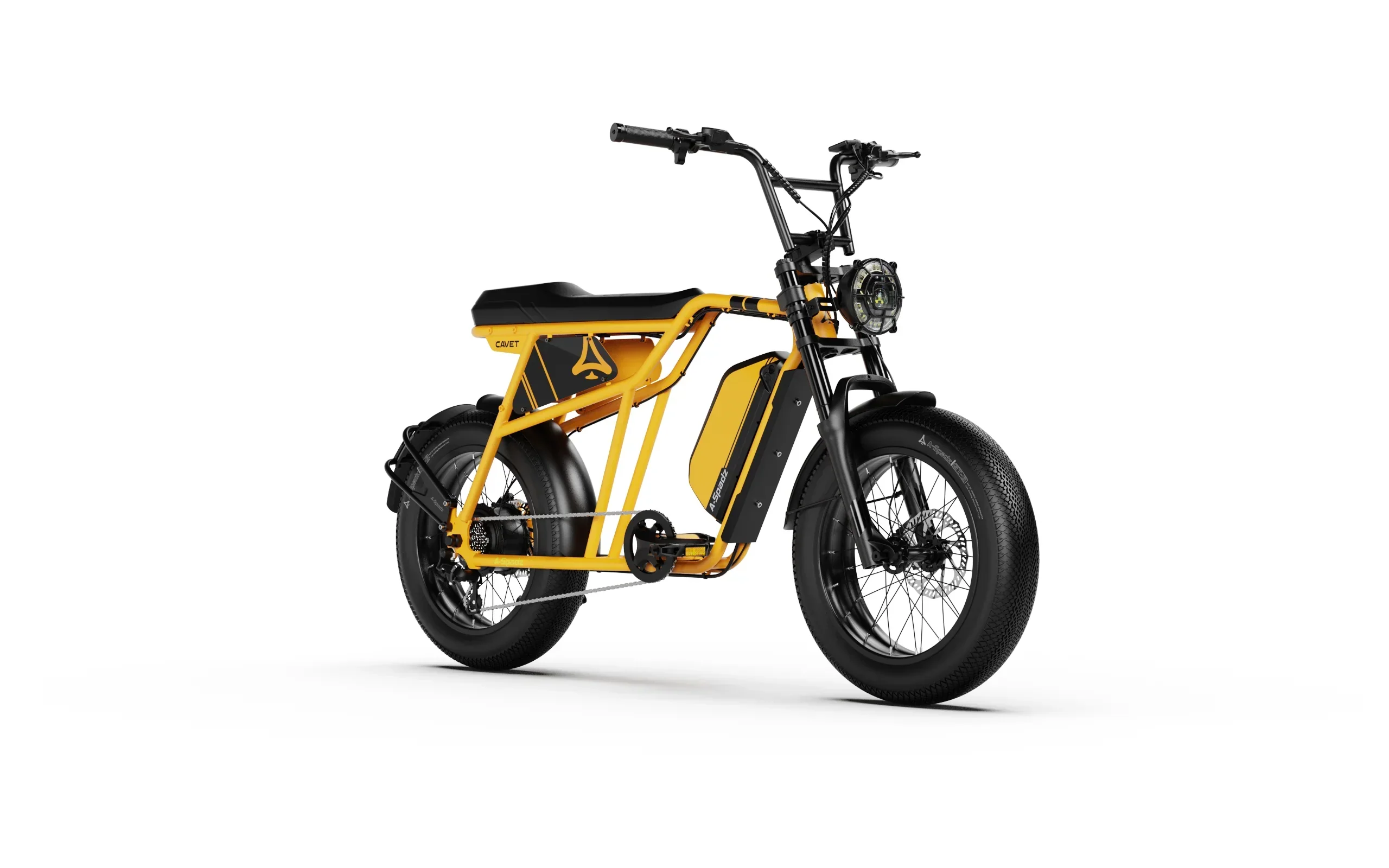 A-SPADZ Cavet Air Electric Bike 3 A-SPADZ Cavet Air Yellow side 2