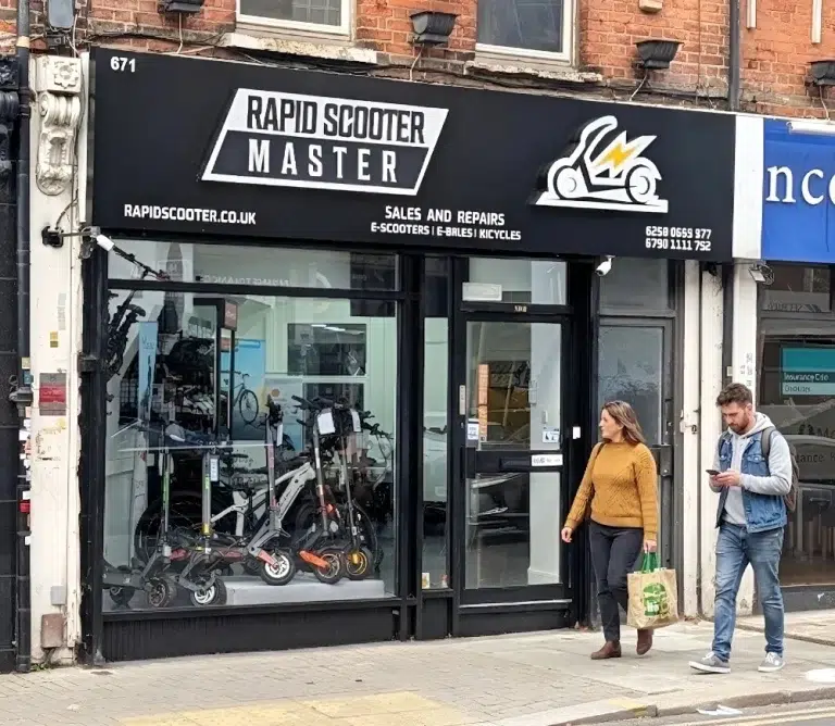 Rapid Scooter Master Finchley Branch shop front