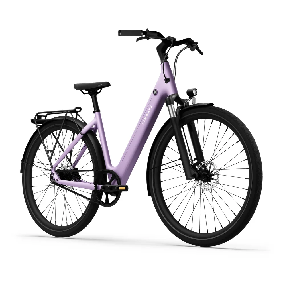 TENWAYS CGO800S Electric Bike 2 TENWAYS CGO800S Lavender Purple image 1