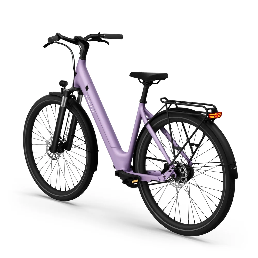 TENWAYS CGO800S Electric Bike 3 TENWAYS CGO800S Lavender Purple image 2