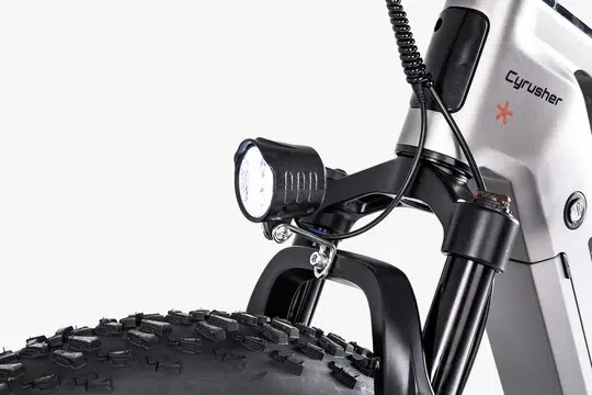 Cyrusher Zenith Electric Bike 15 Cyrusher-Zenith-Fat-Tire-E-Bike-Details_Front-Light_1